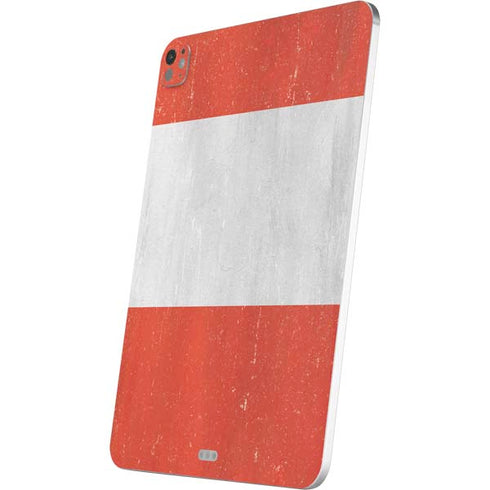 Distressed Austria Flag iPad Pro 13in M4 (2024) Skin