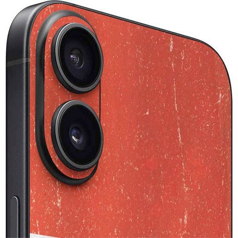 Distressed Austria Flag iPhone 16 Plus Skin