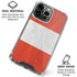 Distressed Austria Flag iPhone 16 Pro Clear Case