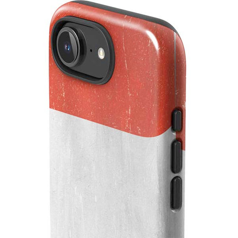 Distressed Austria Flag iPhone 16e Impact Case