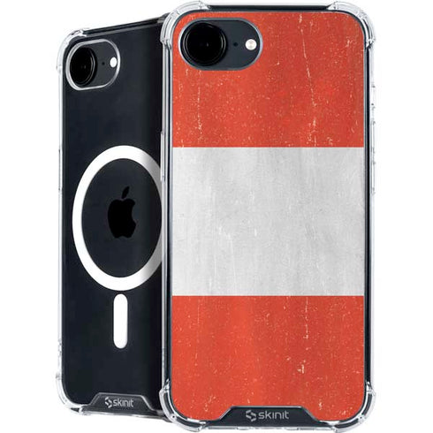 Distressed Austria Flag iPhone 16e MagSafe Case