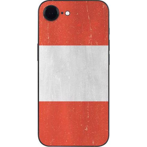 Distressed Austria Flag iPhone 16e Skin