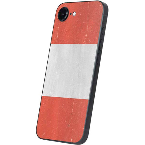 Distressed Austria Flag iPhone 16e Skin