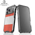Distressed Austria Flag iPhone 18 Pro Clear Case