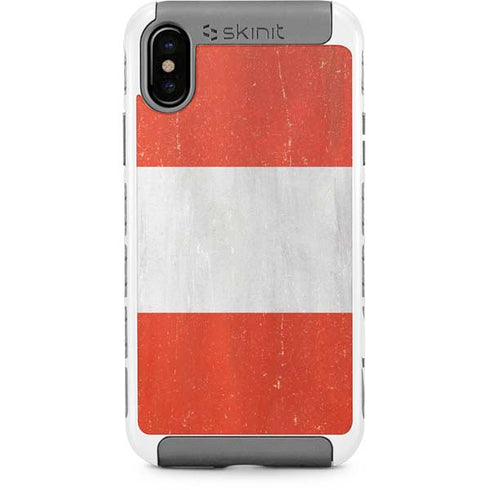 Distressed Austria Flag iPhone Cases