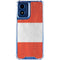 Distressed Austria Flag Moto G Play 4G (2024) Clear Case