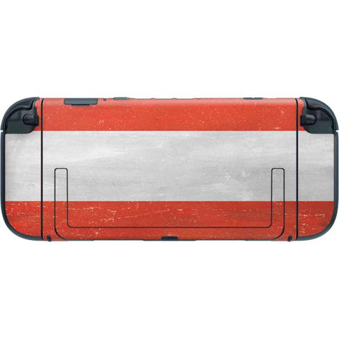 Distressed Austria Flag Nintendo Switch 2 (2025) with Joy-Con Skin