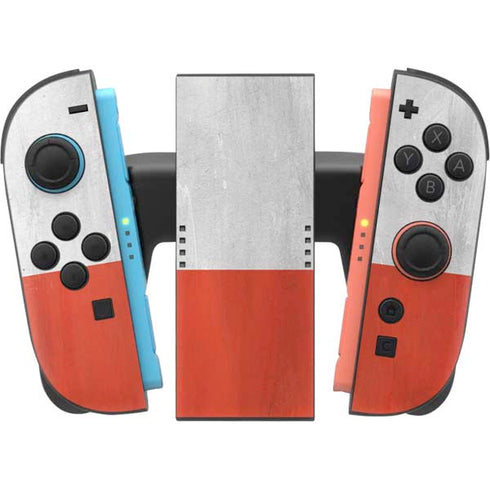 Distressed Austria Flag Nintendo Switch 2 (2025) Joy-Con Controller Skin