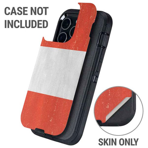 Distressed Austria Flag Otterbox Defender iPhone Skin