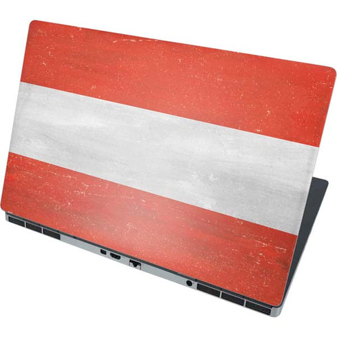 Distressed Austria Flag Dell Precision Skin