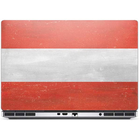 Distressed Austria Flag Dell Precision Skin