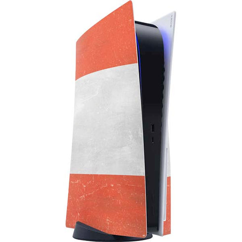 Distressed Austria Flag PlayStation PS5 Skins