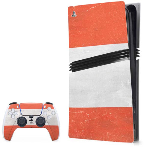 Distressed Austria Flag PlayStation PS5 Skins