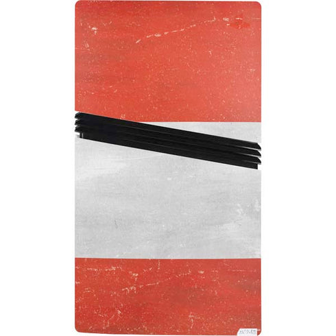Distressed Austria Flag PS5 Pro Bundle Skin