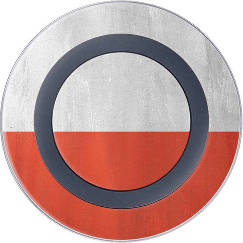 Distressed Austria Flag Wireless Charger Skin