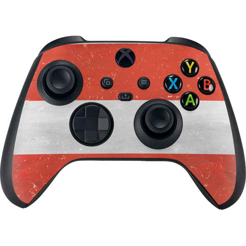 Distressed Austria Flag Xbox Series X Skins