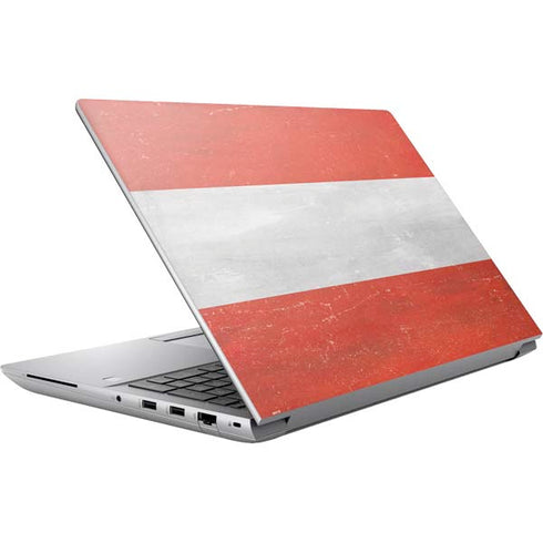 Distressed Austria Flag HP ZBook Fury 16 G10 Skin