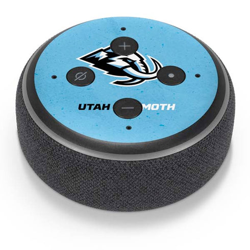 NHL Utah Mammoth Distressed Blue Amazon Echo Dot Skin