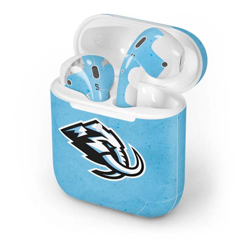 NHL Utah Mammoth Distressed Blue Apple AirPods 2 Skin