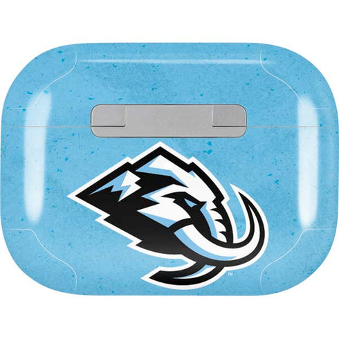 NHL Utah Mammoth Distressed Blue AirPods Skins