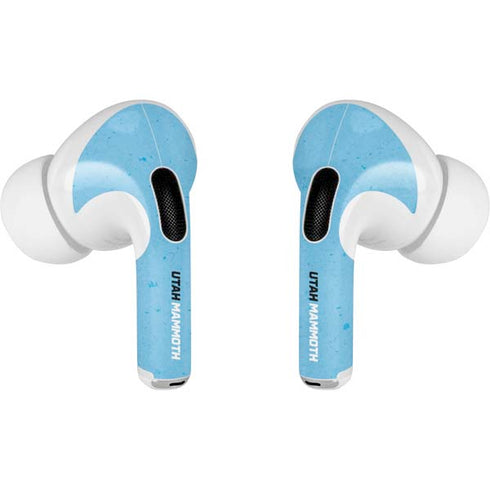 NHL Utah Mammoth Distressed Blue Apple AirPods Pro Skin