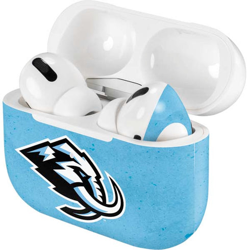 NHL Utah Mammoth Distressed Blue AirPods Skins