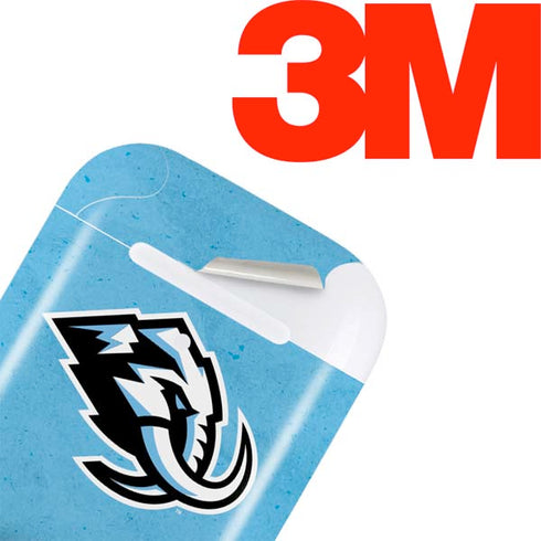 NHL Utah Mammoth Distressed Blue Apple AirPods Skin