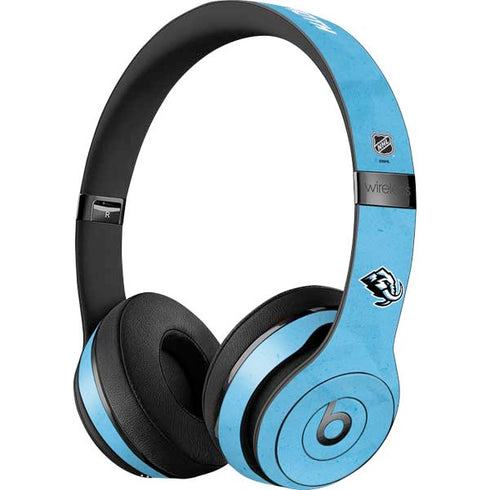 NHL Utah Mammoth Distressed Blue Beats Solo 3 Wireless Skin