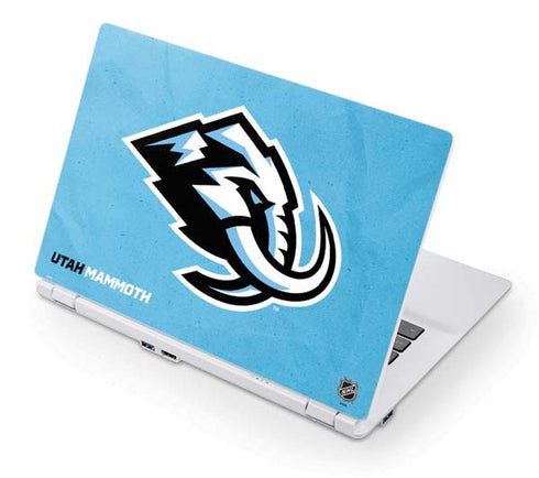 NHL Utah Mammoth Distressed Blue Acer Chromebook Skin