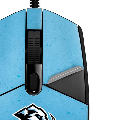 NHL Utah Mammoth Distressed Blue G203 Prodigy RGB Wired Gaming Mouse Skin