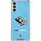 NHL Utah Mammoth Distressed Blue Galaxy A13 5G Clear Case