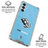 NHL Utah Mammoth Distressed Blue Galaxy A13 5G Clear Case