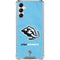 NHL Utah Mammoth Distressed Blue Galaxy A14 5G Clear Case