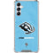 NHL Utah Mammoth Distressed Blue Galaxy A15 5G Clear Case