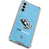 NHL Utah Mammoth Distressed Blue Galaxy A15 5G Clear Case