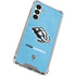 NHL Utah Mammoth Distressed Blue Galaxy A16 5G Clear Case