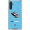 NHL Utah Mammoth Distressed Blue Galaxy A17 Clear Case
