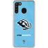 NHL Utah Mammoth Distressed Blue Galaxy A21 Clear Case