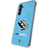 NHL Utah Mammoth Distressed Blue Galaxy A35 5G Clear Case