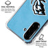 NHL Utah Mammoth Distressed Blue Galaxy A36 5G Clear Case