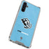 NHL Utah Mammoth Distressed Blue Galaxy A54 5G Clear Case