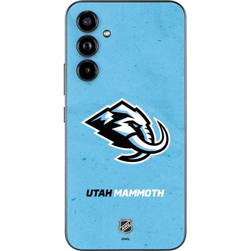 NHL Utah Mammoth Distressed Blue Galaxy A54 5G Skin