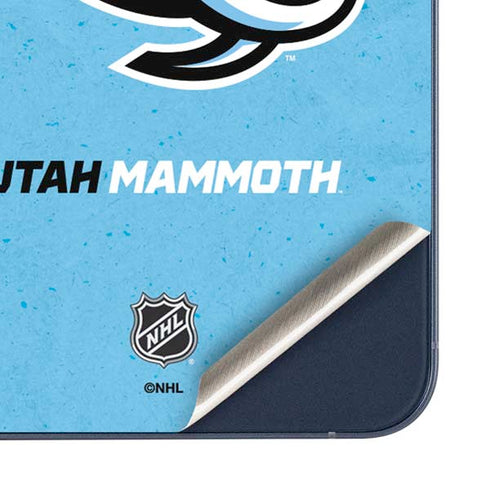 NHL Utah Mammoth Distressed Blue Galaxy A55 5G Skin