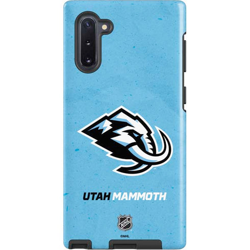 NHL Utah Mammoth Distressed Blue Galaxy Note 10 Pro Case