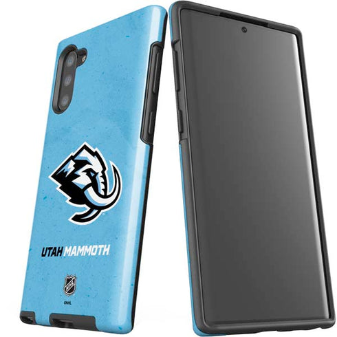 NHL Utah Mammoth Distressed Blue Galaxy Note 10 Pro Case