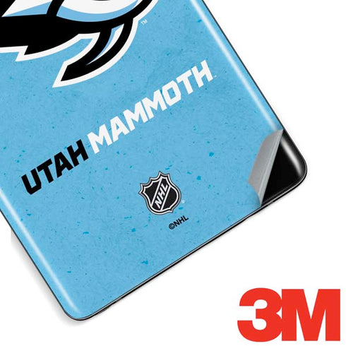 NHL Utah Mammoth Distressed Blue Galaxy Note 8 Skin