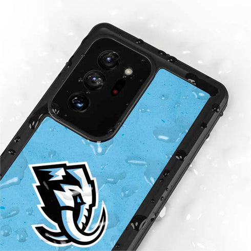 NHL Utah Mammoth Distressed Blue Galaxy Note20 Ultra 5G Waterproof Case