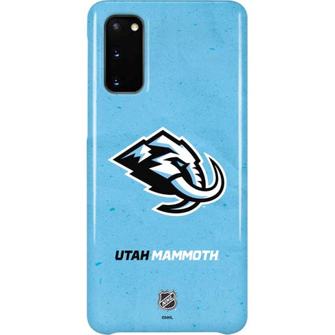 NHL Utah Mammoth Distressed Blue Galaxy S20 Lite Case