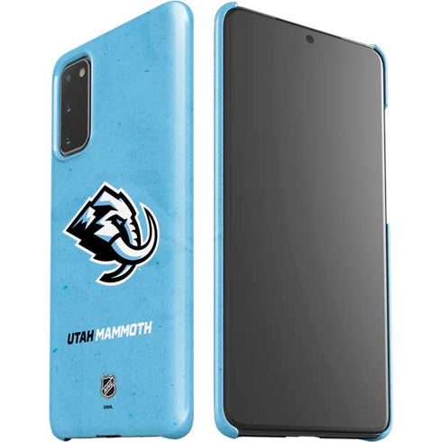 NHL Utah Mammoth Distressed Blue Galaxy S20 Lite Case