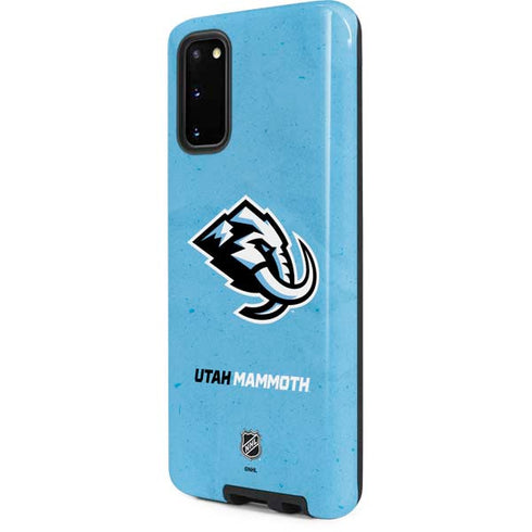 NHL Utah Mammoth Distressed Blue Galaxy S20 Pro Case